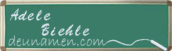 Adele Biehle Visitenkarte